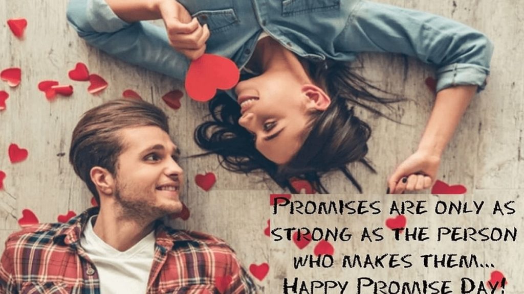 Happy Promise Day Wishes Images, quptes, status, greeting cards for Boyfriend, Girlfriend, Love, Crush, Husband, Wife, Friends, and Family